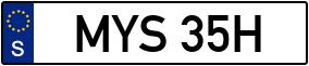 Truck License Plate